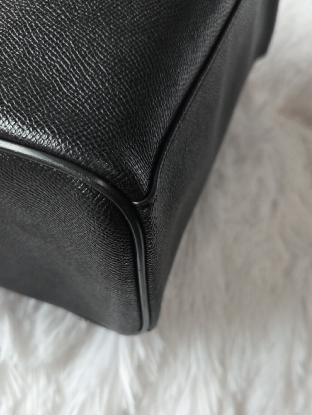 Coach Black Leather Mini Rowan with Gold-Tone Accents - Picture 5 of 9